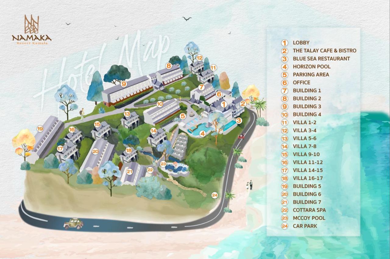 Namaka Resort Kamala Exterior foto Location map