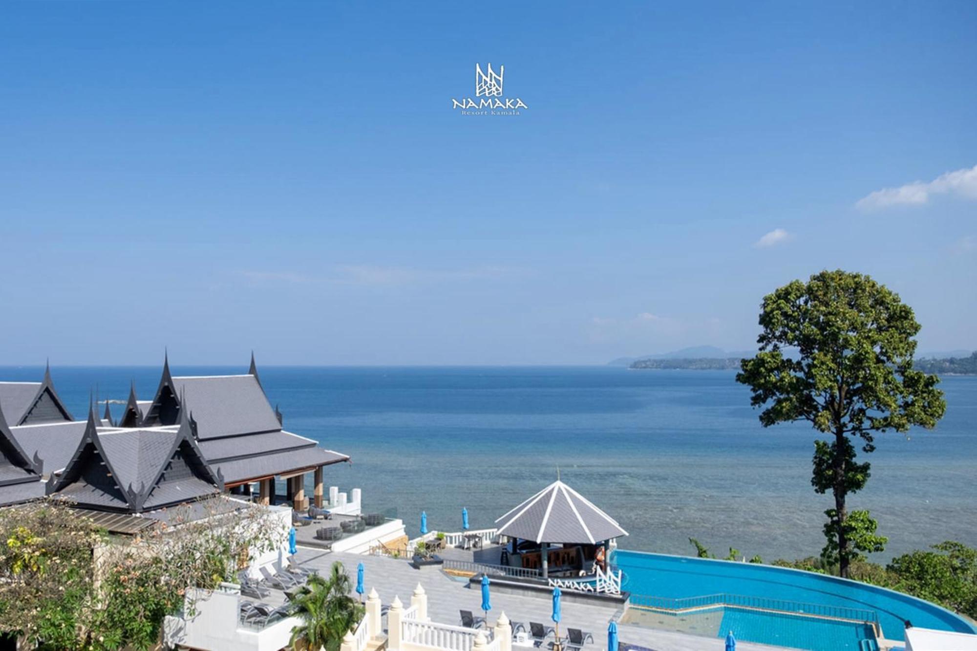 Namaka Resort Kamala Exterior foto View of the Andaman Sea from the hotel